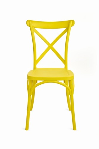 Crossback Yellow Chair - Application: Outdoor/Indoor/Banquet/Decor/Event