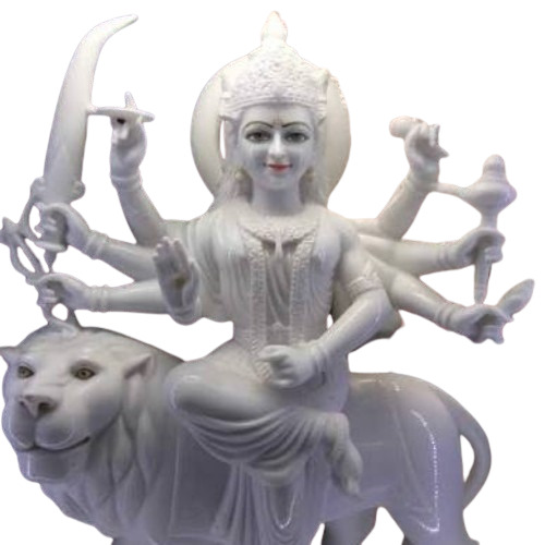 God White Statue Moorti