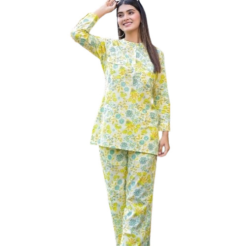 Printed Co Ord Set - Color: Multiple