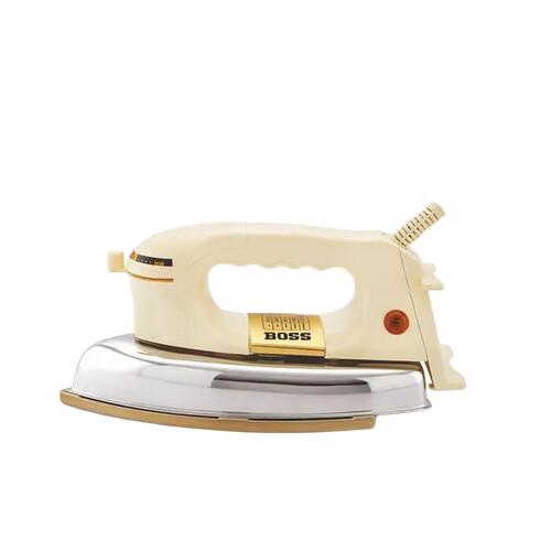 Boss Heavy Duty Iron - Color: Beige And Silver