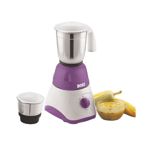 Boss Mixer Grinder Set - Color: White And Purple