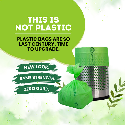 Compostable & Eco-Friendly Garbage Bags 17 X 19 Inches