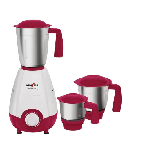 Kenstar Robusto Mixer - Color: Silver And Red