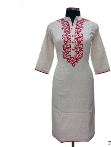 Ladies Embroidered Kurti - Color: All