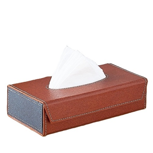 Leather Tissue Box
