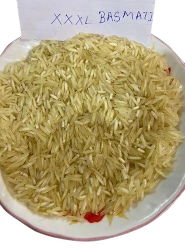 Pure Basmati Rice - 25 KG Natural Dried Long Grain Rice, White Color, 100% Purity, Food Quality, Good for Health, Plastic Bag Packaging