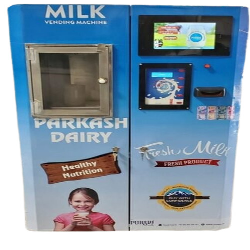 Milk Vending Machine - Color: Silver