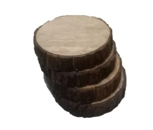 Wooden Round Coaster Set