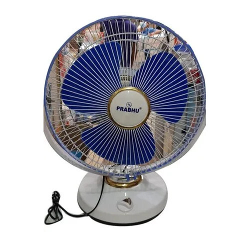 Table Top Fan - Color: Blue And White