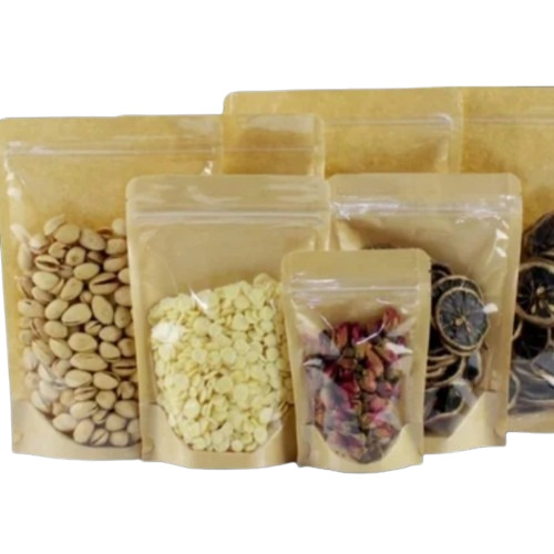 Kraft Oneside Transparent Pouch 