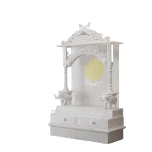 Marble Temples With Inlay Work