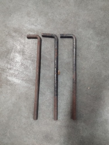 Ms Foundation Bolt Available In Ranchi Jharkhand For Industrial Construction - Color: Black