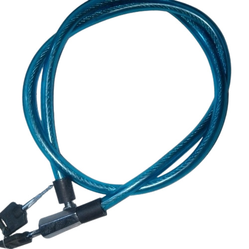 Blue Bicycle Lock