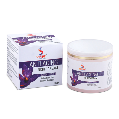 Shrine Anti Ageing Night Cream - Length: 7  Centimeter (Cm)