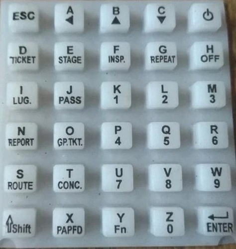 Ticketing Machine Rubber Keypad