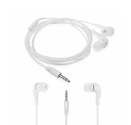 White Wired Earphone