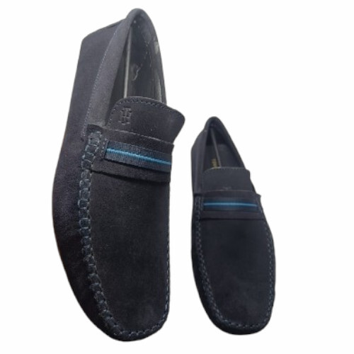 Black Leather Shoes - Outsole Material: Tpr