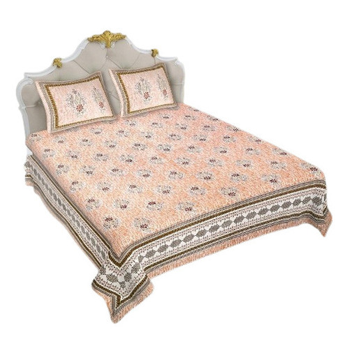Cotton Printed Bed Sheets - Color: Multicolor