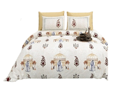 Printed Bed Sheets - Color: White
