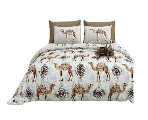 Printed Bedsheet - Color: Multicolor