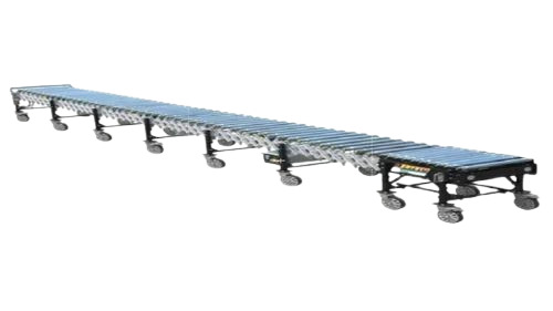 Flexible Expandable Roller Conveyor - Color: Grey
