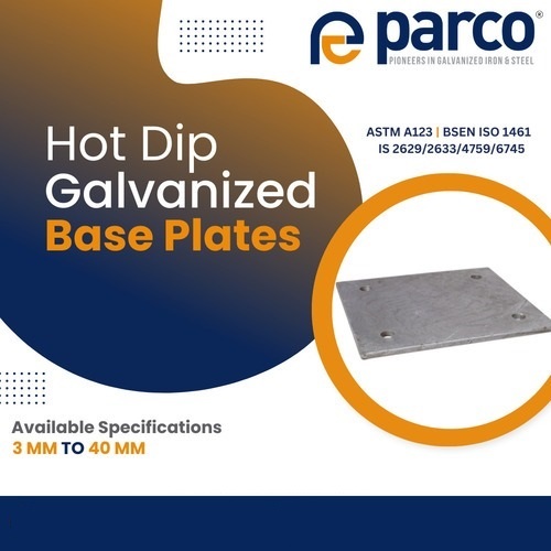 Gi Base Plates - Application: Serve As Foundational Elements