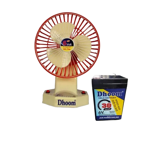 Dhoom/Spice Dc Fan 30 Hours - Blade Material: Plastic