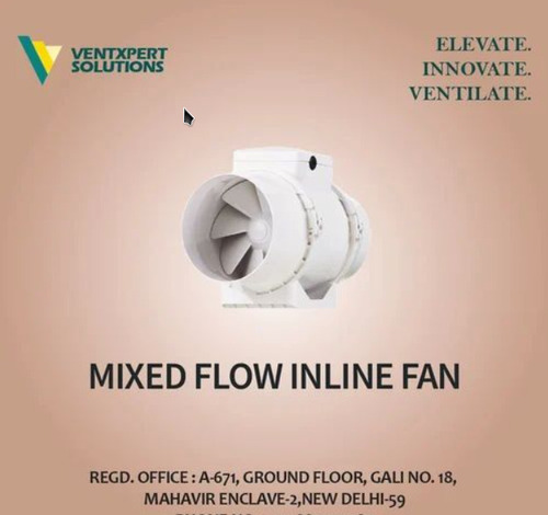 Mixed Flow Inline Fans - Installation Type: Duct