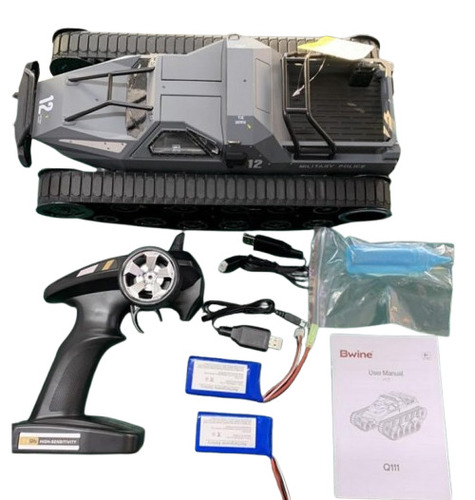 Bwine 2.4g 45mins Remote Control Tank Crawler Truck