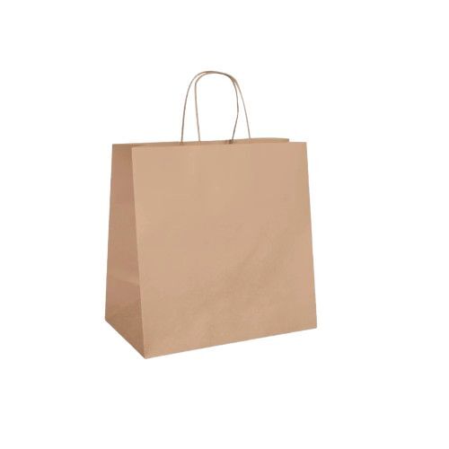 Brown Premium Paper Carry Bag - Color: Na