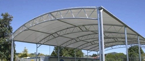Mild Steel Tensile Structures - Color: White