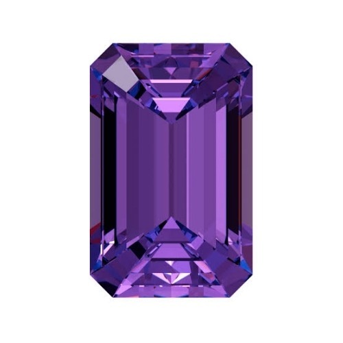 Purple Sapphire Gemstone - Natural Stone, Rectangular, Purple | Easy To Use, Lightweight