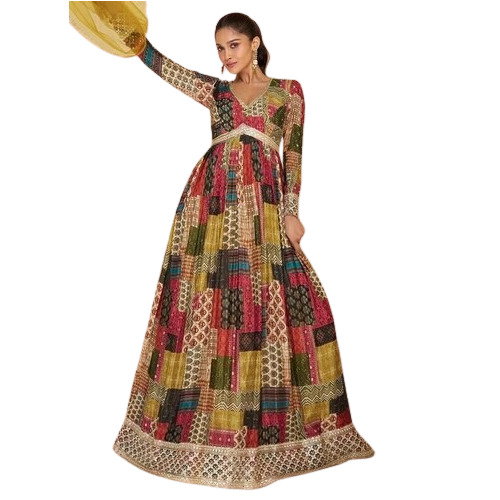 Tuscan Sun Georgette Anarkali Suit