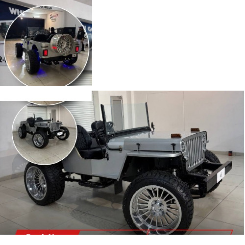 Gray Modified Jeep
