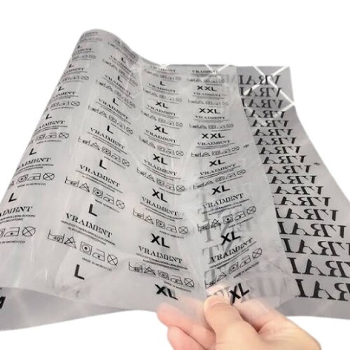 Heat Transfer Labels - Color: White