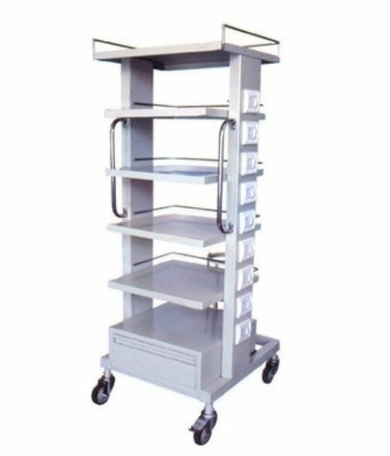 Hospital Monitor Trolley