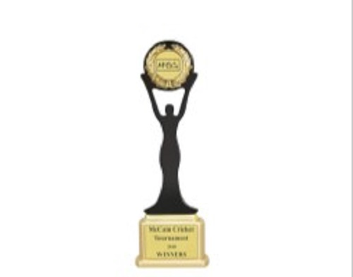 Metal Black Lady Trophy