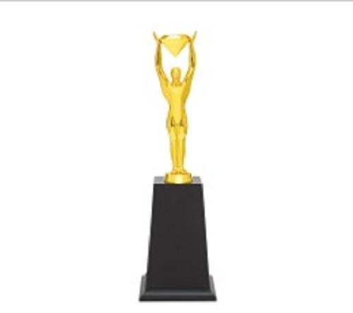 Metal Dimond Lady Trophy
