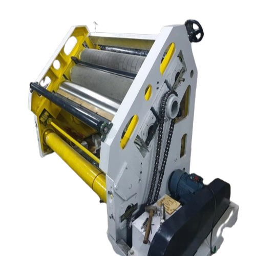 Oblique Type Corrugation Box Machine - Color: White