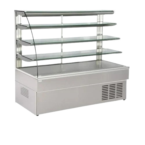 Sweet Display Counter - Color: Stainless Steel