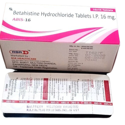 Betahistine Dihydrochloride 16mg