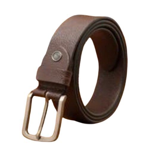 Plain Mens Brown Fashion Leather Belt