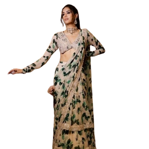 Stunning 3 Layer Ruffle Saree