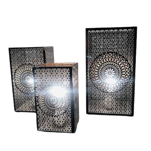 Silver Shade Lamp