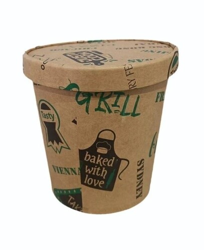 750ml Paper Round Food Container