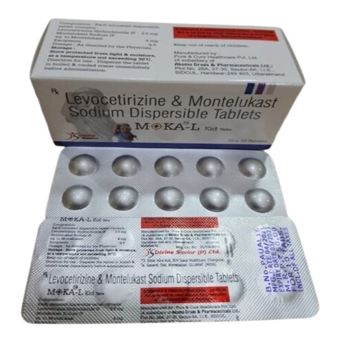 Levocetirizine Dihydrochloride And Montelukast Tablets