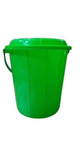 Plastic Dustbin With Lid - Material: Copper