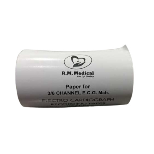 Ecg Paper Roll 80Mm X 20Mtr - Color: White
