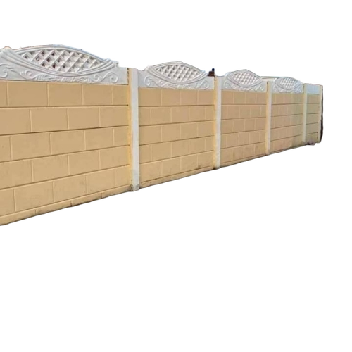 Yellow Compound Wall