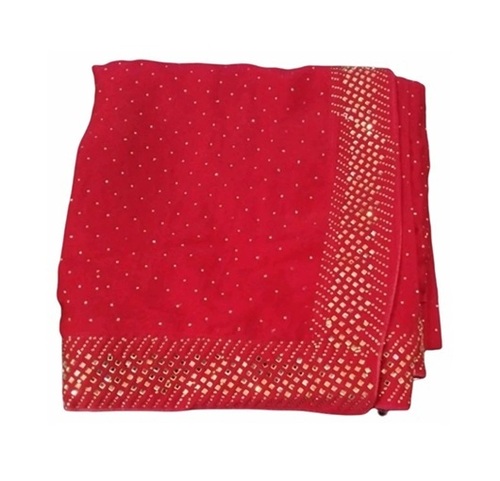Blue Georgette Saree